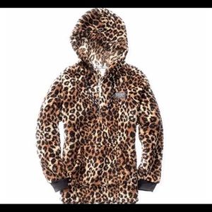 Cheetah Print Sherpa by Pink Victoria Secret